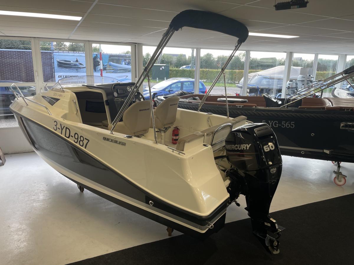 Te koop Quicksilver 505 Cabin Consoleboten | Bomert Watersport